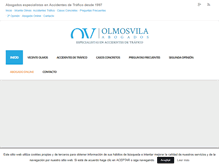 Tablet Screenshot of olmosvila.com